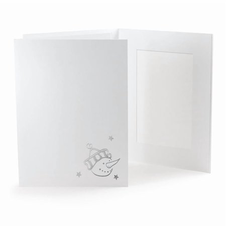 Snowman Holiday Photo Folders For 4x6 Horizontal (25 Pack)
