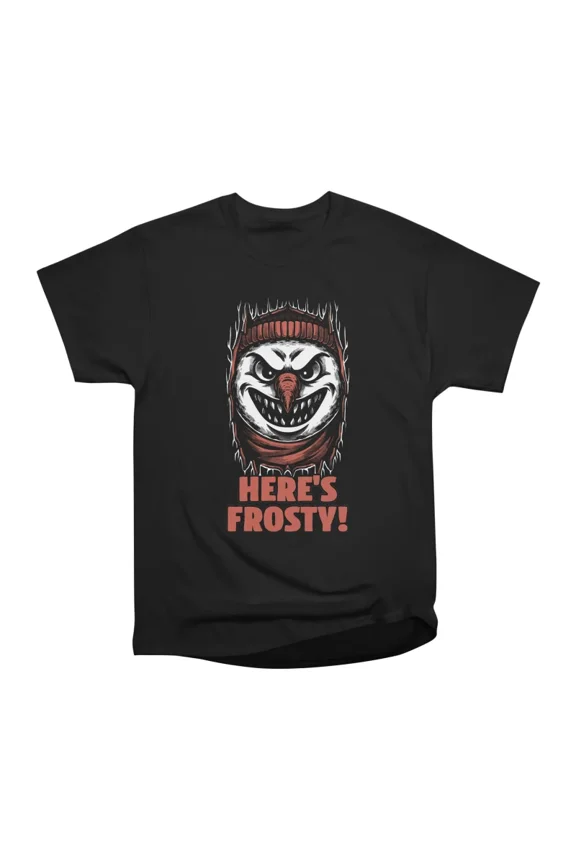 Snowman Horror Door Movie Funny Nerd Gift T-Shirt Tee Gift For Him Merch For Her Apparel F