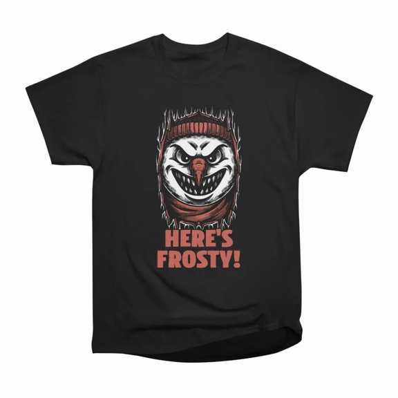 Snowman Horror Door Movie Funny Nerd Gift T-Shirt Tee Gift For Him Merch For Her Apparel F