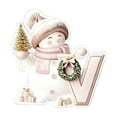 thumbnail image 1 of Snowman Letter Christmas Tree Holiday Decoration Pendant, Festive 2D Flat Acrylic Ornament for Tree, Mantel and Centerpiece, Holiday Gift Idea and Easy to Hang, 1 of 4