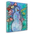 thumbnail image 1 of "Snowman Love" by Denise Braun Canvas Wall Art (18 in. W x 18 in. H (6 lbs.)), 1 of 2