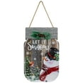 thumbnail image 1 of Northlight Snowman Mason Jar "Let It Snow" Christmas Wall Sign - 13.5", 1 of 7