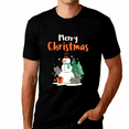 thumbnail image 1 of Snowman Mens Christmas Pajamas Christmas T-shirt Funny Christmas Shirts for Men Funny Christmas Shirt, 1 of 6