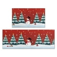 thumbnail image 1 of Snowman Merry Christmas Kitchen Rugs Set Of 2 Non Slip Kitchen Floor Rug and Mat Cushioned Kitchen Runner Rug Standing Area Mat Carpets for Farmhouse Decor 17"x47"+17"x30", 1 of 8