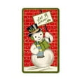 thumbnail image 1 of Snowman Metal Sign, 1 of 1
