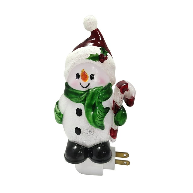 Snowman Night Light, with C7 Clear Bulb, Holiday Time