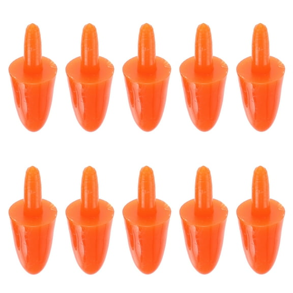 Snowman Nose Mini Button Toys Carrot Buttons for Making Accessories 200 Pcs