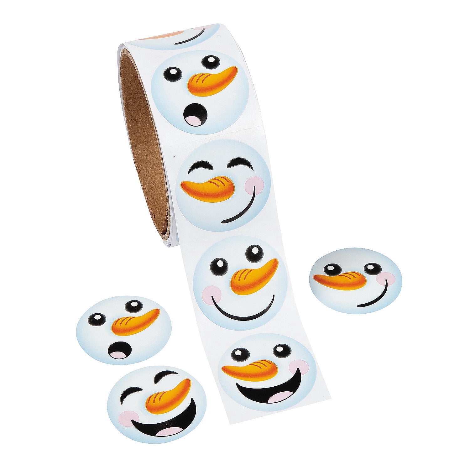 Snowmaker Stickers Snowman Roll Stickers(100Pc) - Stationery - 100 Pieces - Walmart.com
