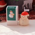 thumbnail image 1 of Snowman Shaped Scented Christmas Candles for Home Decor, Festive Aromatherapy Wax Candles with Gift Box for Holiday Parties, 1 of 5