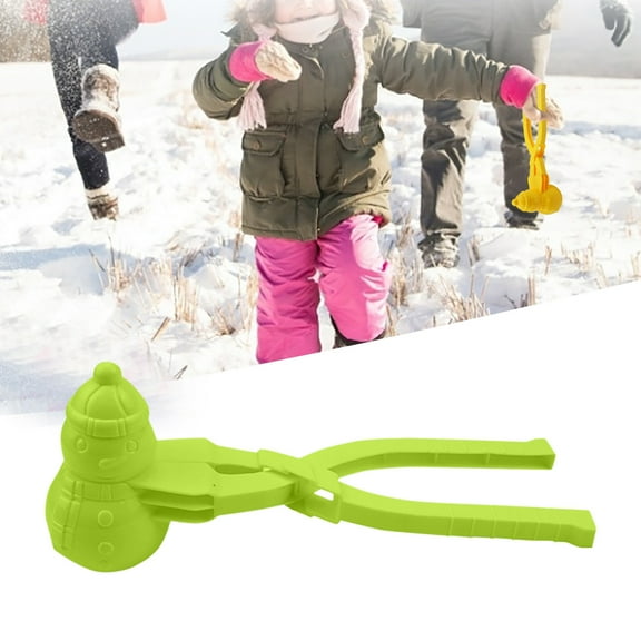 Snowman Shaped Snowball Maker Portable Winter Sand and Clamp Tool Kit for Outdoor