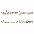 thumbnail image 1 of Snowman Sign Unfinished Wood Cutout Home Decor DIY Option 3- 16" Wide / 1/8", 1 of 6