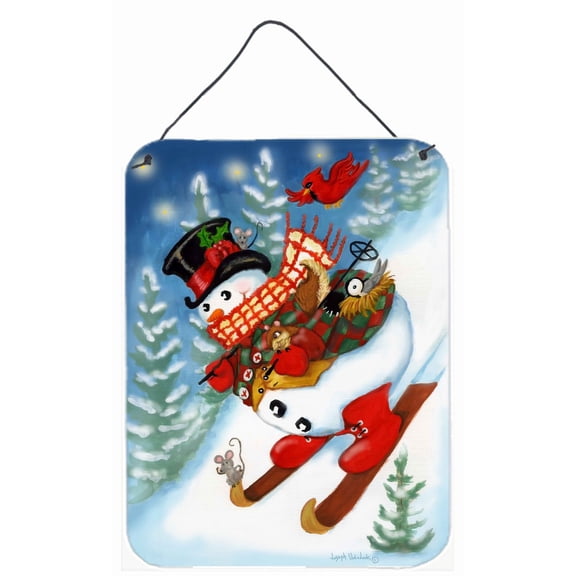 Snowman Ski Party Wall or Door Hanging Prints PJH3029DS1216