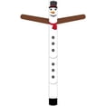 thumbnail image 1 of Snowman Snow Man Christmas Winter 18 Foot Tall Inflatable Tube Man Air Powered Dancing Puppet Guy for Outdoor Advertising, Replacement Dancer Only, 1 of 1
