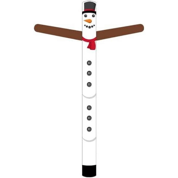 Snowman Snow Man Christmas Winter 18 Foot Tall Inflatable Tube Man Air Powered Dancing Puppet Guy for Outdoor Advertising, Replacement Dancer Only