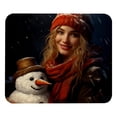 thumbnail image 1 of Snowman Square 8.3x9.8 Inch Non-Slip Rubber Bottom Printed Desk Mat Gaming Mouse Pad Mousepad Suitable for Office and Gaming, 1 of 6