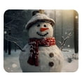 thumbnail image 1 of Snowman Square Gaming Mouse Pad Desk Mat, 8.3x9.8 Inch, Non-Slip Rubber Bottom, Printed, Suitable for Office and Gaming, 1 of 6