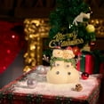 thumbnail image 1 of Snowman Statue Lighted LED Battery Operated Indoor Christmas Decor, 1 of 6