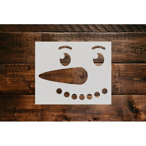 Snowman Stencil (5"x6")