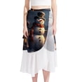 thumbnail image 1 of Snowman Stylish Chiffon Women's Summer Beach Dress with Polyester Straps - Beach Skirt Option Included, 1 of 6