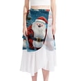 thumbnail image 1 of Snowman Stylish Chiffon Women's Summer Beach Dress with Polyester Straps, 1 of 6