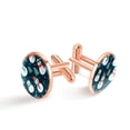 thumbnail image 1 of Snowman Stylish Stainless Steel Cuff Links for Dress Shirts - Accessory for Formal Occasions, 1 of 1