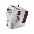 thumbnail image 1 of Snowman Toaster Cover 4 Slice, Large Kitchen Appliance Covers, Christmas Cardinal Birds Red Black Buffalo Plaid Toaster Oven Cover with Loop, Bread Machine Cover Polyester Dust Cover Protection, 1 of 4