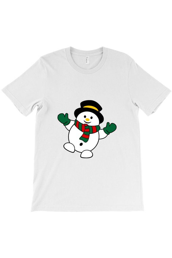 Snowman Winter Christmas Themed Holiday Graphic Design Style Themed Fun - High Quality G32975 Unisex T-Shirt, Up to Size 5XL