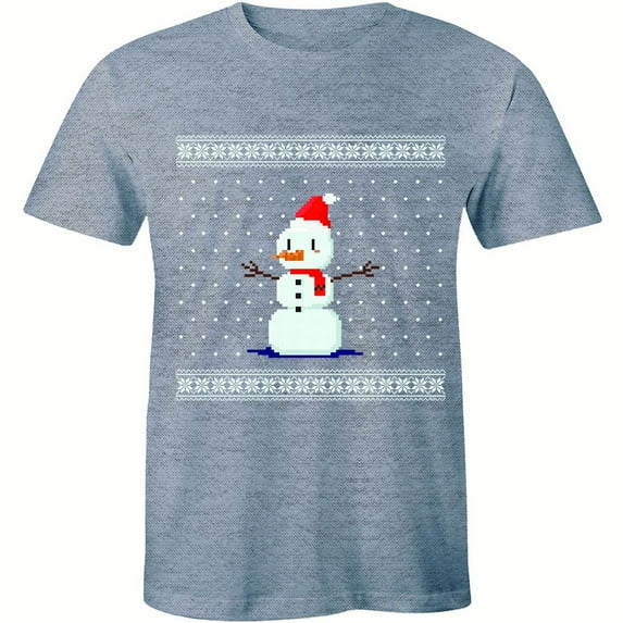 Snowman Winter - Merry Christmas Holiday Xmas Men's T-Shirt