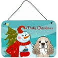 thumbnail image 1 of Snowman With Cocker Spaniel Wall and Door Hanging Prints, 1 of 1