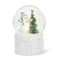 thumbnail image 1 of Snowman With Led Tree On A Christmas Village Scene Base Snow Globe, 1 of 3