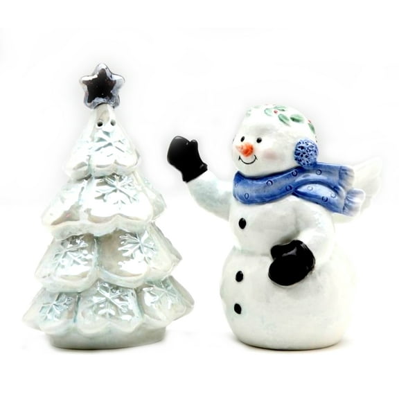 Snowman & Xmas Tree Salt & Pepper Shaker