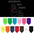 thumbnail image 1 of Christmas Pet and Dog Bandana Rhinestone, "Snowman's Best Friend", 1 of 10