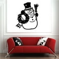 thumbnail image 1 of Snowman with Wreath Decal - 36 Inches, 1 of 1