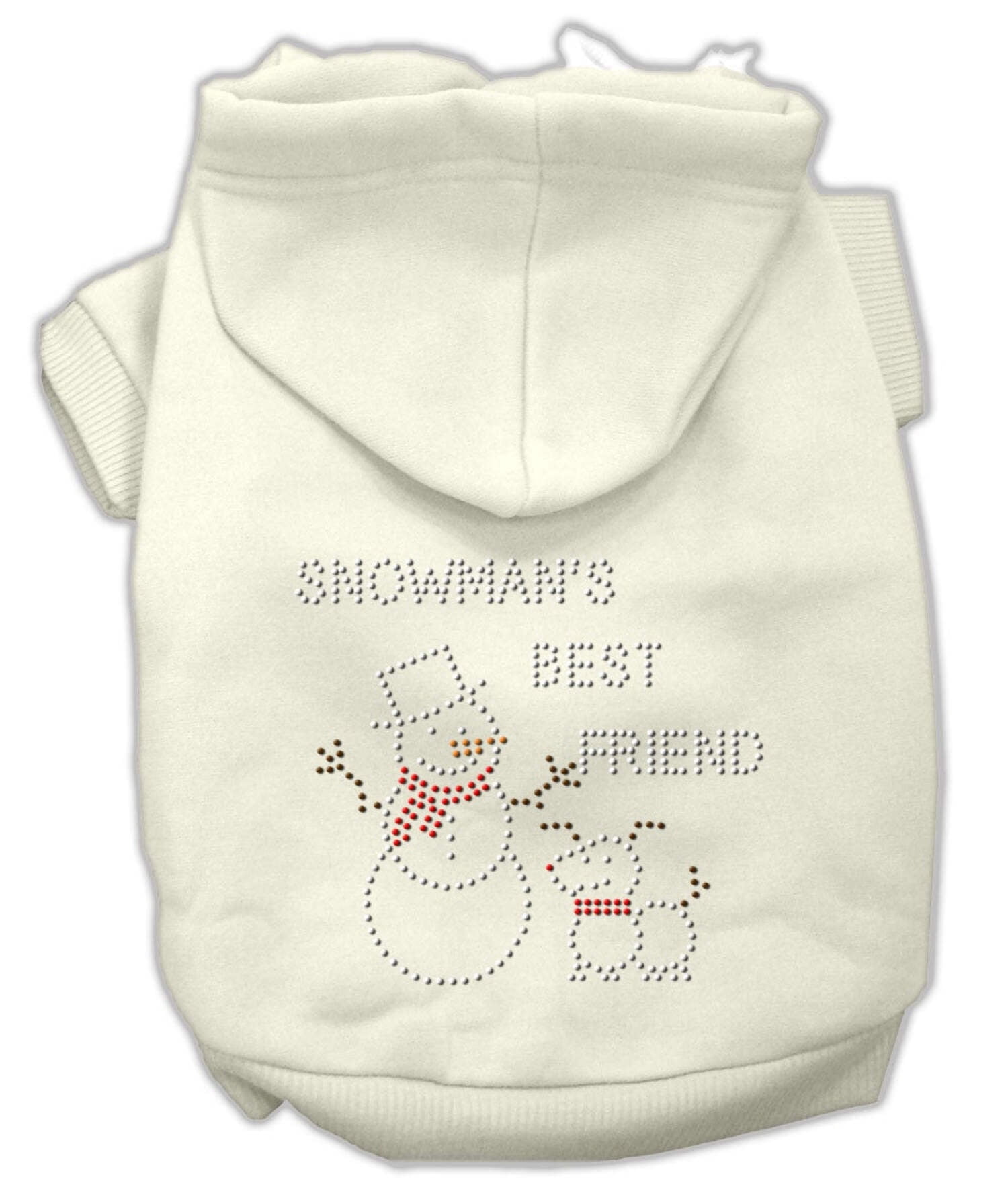 Pet's Christmas Plaid Snowflake Printed Hoodie main image 1