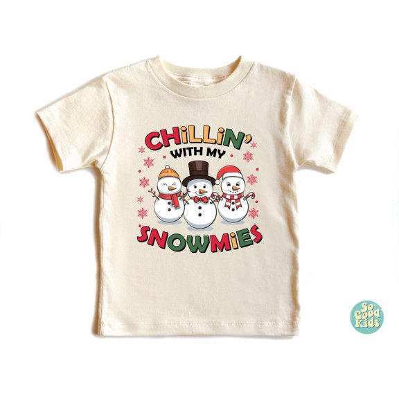 Snowmies Family Shirts, Matching Family Tees, Chillin With My Snowmies Shirt,My Snowmies T-Shirt, Chillin With Snowmies, Xmas Tee, New Born, Baby Shower Gift, New Parents Gift