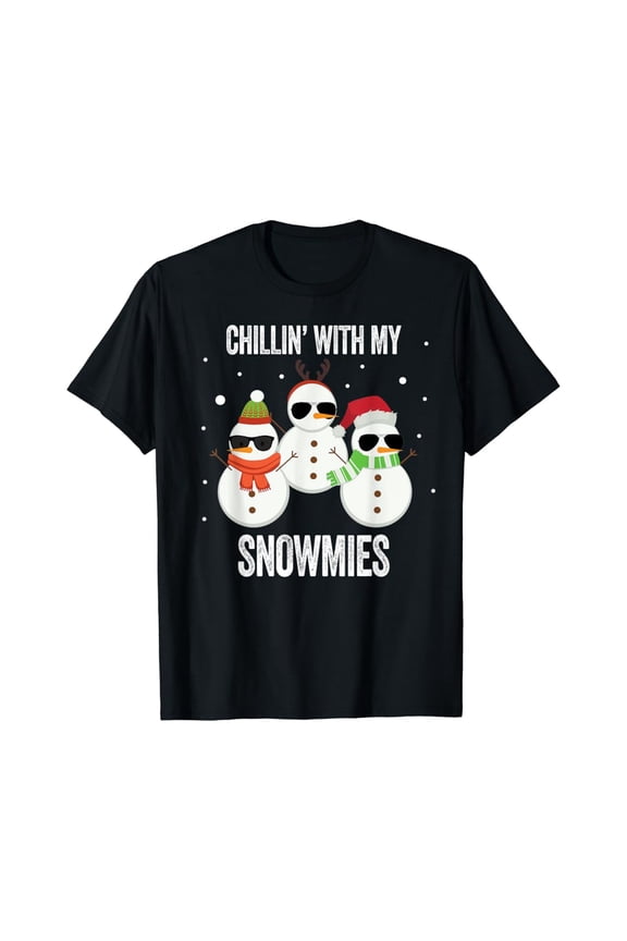 Snowmies Snow Homies Snowman Decor T-Shirt