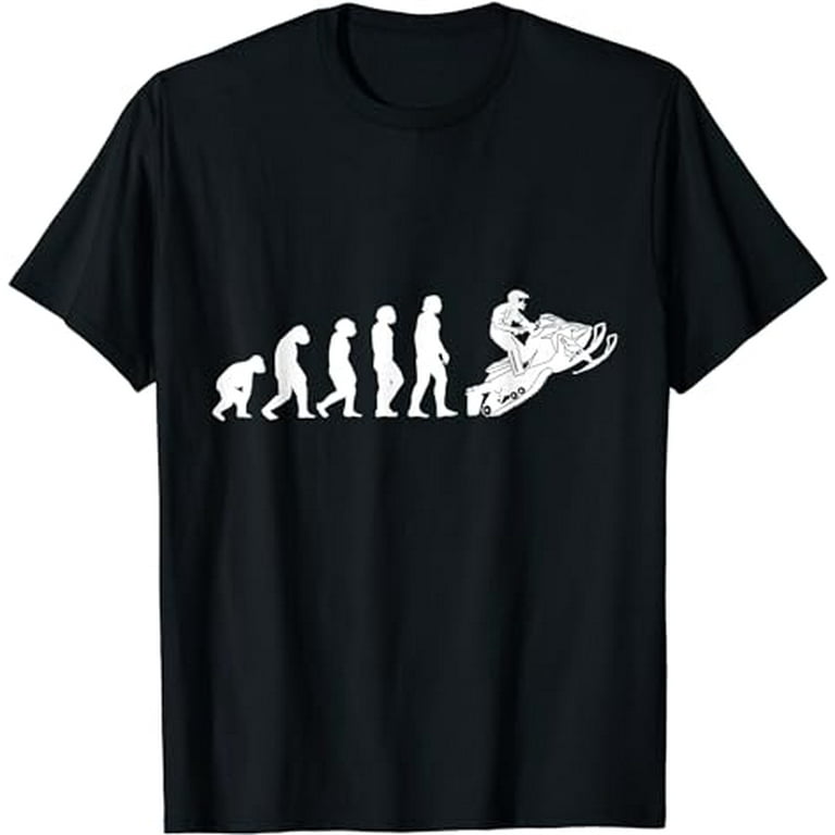 Snowmobile Evolution Shirt Beer Sled Racing Novelty T Shirt Snowmobile Evolution Shirt Beer Sled Racing Novelty T Shirt