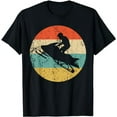 thumbnail image 1 of Snowmobile Retro Style Snowmobiling T-Shirt, 1 of 5