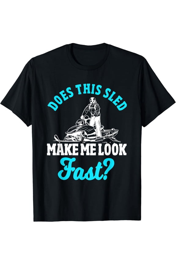 Snowmobile Rider Snowmobiling Quote Graphic T-Shirt, Size S-5XL