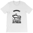 thumbnail image 1 of Snowmobile The Answer Funny Winter Sports Themed Humorous and G26436 Unisex T-Shirt, Up to Size 5XL, 1 of 2