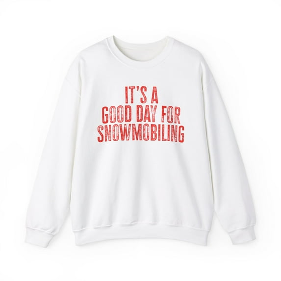 Snowmobiling Sweatshirt Gifts Crew Neck Shirt Long Sleeve Unisex