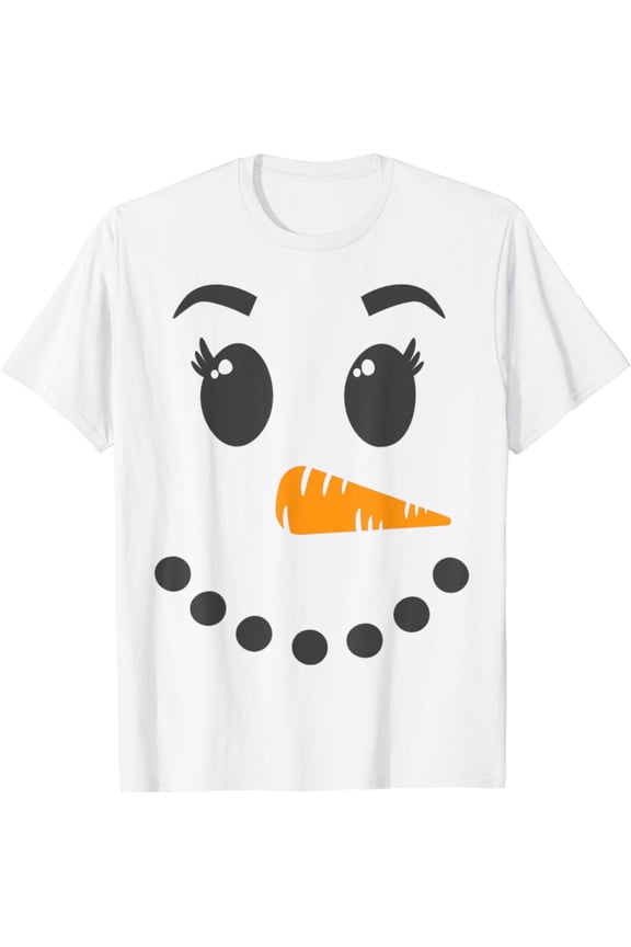 Snowoman Mrs. Snowman Winter Couples Family T-Shirt Tshirt All Size S-5XL