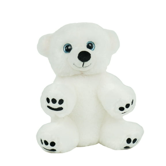 Snowpuff the Polar Bear with Karate/Taekwondo Outfit 8 Inch Soft & Cuddly Stuffed Animal Gift for Kids Martial Arts Plush Toyfor Holidays & Collectors