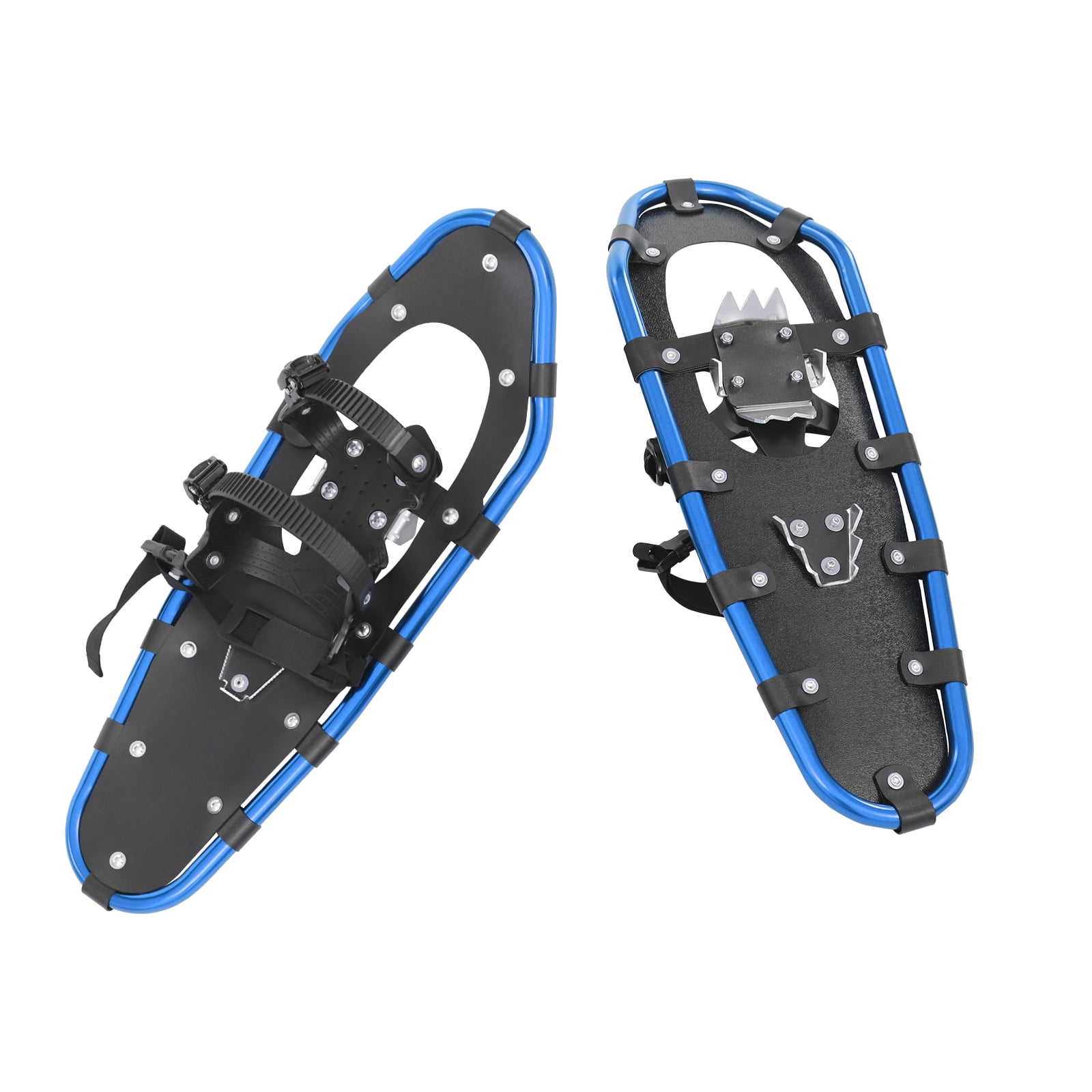 Snowshoes with Adjustable Trekking Poles, Portable Snowboard Kit, Anti-Slip Claw, Lightweight Aluminum Frame, Perfect for Skiing, Hiking, and Winter Adventures