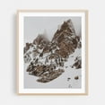 thumbnail image 1 of Snowstorm in the Rockies - Colorado Photography Mountain Snow Nature Winter Landscape Forest Rustic Oak Framed Wall Art Print 6 x 8 inches, 1 of 12