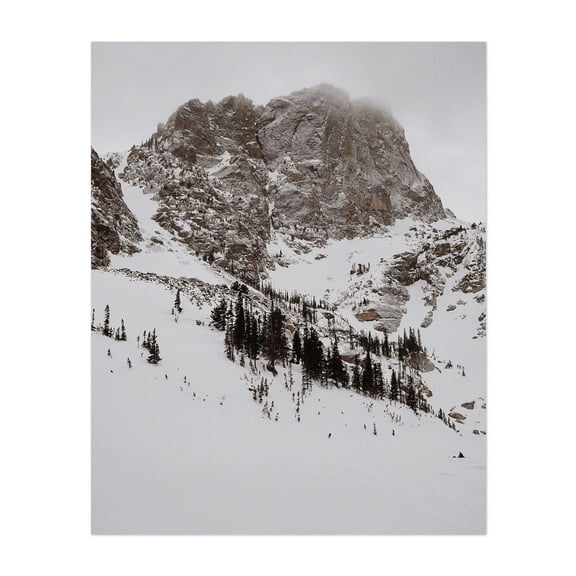 Snowstorm in the Rockies III - Colorado Photography Mountain Snow Winter Wilderness Landscape Nature Scenic Unframed Wall Art Print 6 x 8 inches