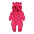 thumbnail image 1 of Snowsuit Baby Girl Bear Ear Romper Outfit Warm Boy Clothes 6-9 Months, 1 of 3
