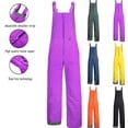 thumbnail image 1 of Snowsuit Women Plus Size Waterproof Adjustable Straps Ski Snow Bibs Pants Insulated Wind Proof Overalls Snowboarding Winter Zip up One Piece Snow Outfits with Pockets, 1 of 6