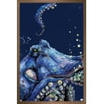 thumbnail image 1 of Snowtap - Octopus Photobomb Wall Poster, 22.375" x 34" Framed, 1 of 5