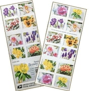 Snowy Beauty USPS Forever Postage Stamp 1 Book of 20 US First Class Postal Holiday Snow Flower Winter Wedding Celebration Christmas Tradition (20 Stamps)